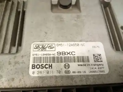 Second-hand car spare part ecu engine control for ford focus ii (da_, hcp, dp) 1.6 tdci oem iam references 6m5112a650nc 0281011701 bosch 6m5112a650nc