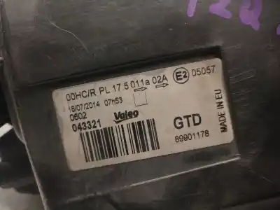 Second-hand car spare part left headlight for nissan note (e11, ne11) 1.6 oem iam references 89901178 043321 valeo 260609u100