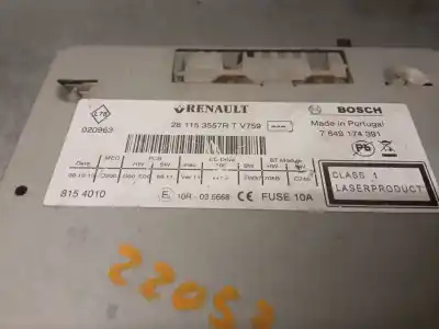 Автозапчастина б/у аудіо система / радіо cd для renault kangoo express (fw0/1_) 1.5 dci 70 (fw0a, kw0v) посилання на oem iam 281156782r  