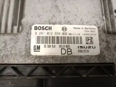 Second-hand car spare part ecu engine control for opel astra h gtc (a04) 1.7 cdti (l08) oem iam references 55560810 0281012694 bosch 