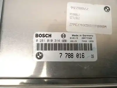 Second-hand car spare part ecu engine control for bmw 5 (e39) 530 d oem iam references 7788016 0281010314 bosch 