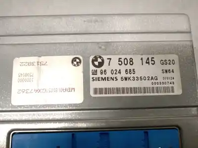 Second-hand car spare part automatic gearbox control unit for bmw 5 (e39) 530 d oem iam references 7508145 5wk33502ag siemens 