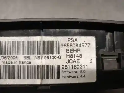 Pezzo di ricambio per auto di seconda mano controllo climatico per citroen c4 i (lc_) 1.6 hdi riferimenti oem iam 9658084577  6451sn Pezzo di ricambio per auto di seconda mano controllo climatico per citroen c4 i (lc_) 1.6 hdi riferimenti oem iam 9658084577  6451sn