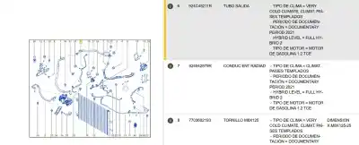 Автозапчастина б/у труби кондиціонації для renault austral tce 130 посилання на oem iam 924c49211r  924c49211r