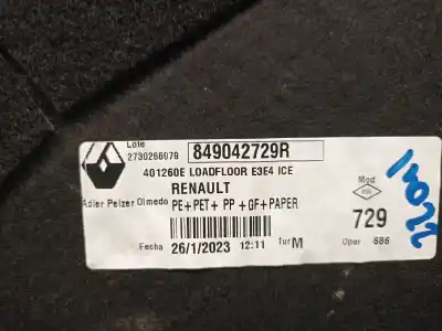 Автозапчастина б/у задній лоток для renault austral tce 130 посилання на oem iam 849042729r  849042729r