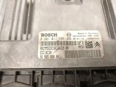 Автозапчасти б/у блок управления двигателем за citroen c2 (jm_) 1.4 hdi ссылки oem iam 9658556880 0281011785 bosch 
