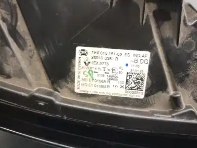 Second-hand car spare part right headlight for renault austral tce 130 oem iam references 260103381r 1ex01515202 hella 260103381r