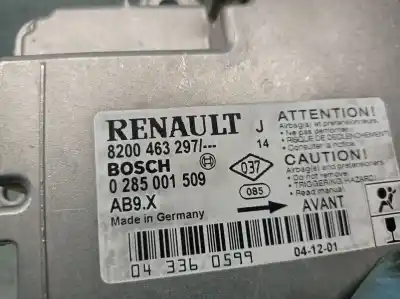 Автозапчастина б/у блок управління подушками безпеки для renault modus / grand modus (f/jp0_) 1.5 dci (fp0d, jp0d) посилання на oem iam 8200463297 0285001509 bosch 