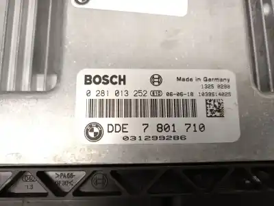 Peça sobressalente para automóvel em segunda mão centralina de motor uce por bmw 1 (e87) 118 d referências oem iam 7801710 0281013252 bosch 