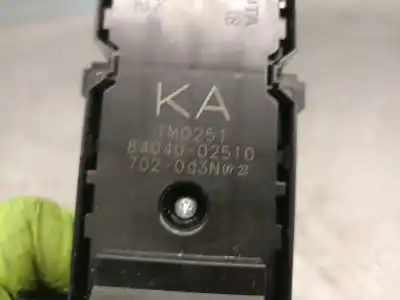 Second-hand car spare part left front power window switch for toyota corolla sedán (_e21_) 1.8 vvti hybrid (zwe211, mzea12) oem iam references 8404002510  8404002510