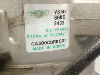 Автозапчасти б/у компрессор кондиционера воздуха за kia xceed (cd) 1.5 t-gdi ссылки oem iam 97701j7000 ca500cdrkc01 hanon 97701j7200