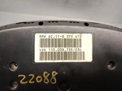 Peça sobressalente para automóvel em segunda mão quadrante por bmw 5 touring (e39) 525 tds referências oem iam 62118375675 110008735034 vdo 62106942232