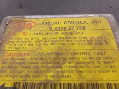 Peça sobressalente para automóvel em segunda mão centralina de airbag por kia rio i fastback (dc) 1.3 referências oem iam 0k32b677f0  