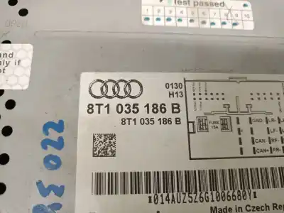 Автозапчастина б/у аудіо система / радіо cd для audi a5 (8t3) 3.0 tdi quattro посилання на oem iam 8t1035186b  