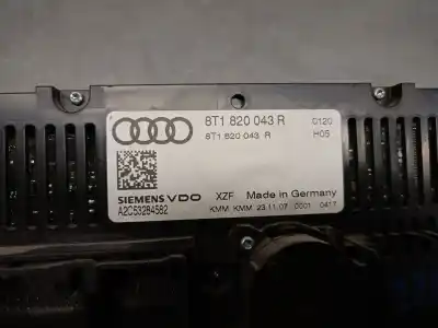 Автозапчастина б/у клімат-контроль для audi a5 (8t3) 3.0 tdi quattro посилання на oem iam 8t1820043r a2c53284582 siemens 8t1820043ak