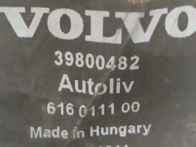 Автозапчастина б/у передній правий ремін безпеки для volvo v60 i (155) d3 / d4 посилання на oem iam 39800482 616011100 autoliv 39800482
