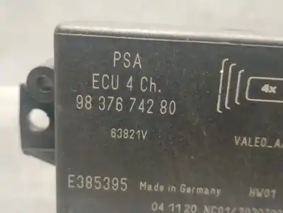 Автозапчастина б/у електронний модуль для peugeot 2008 ii (ud_, us_, uy_, uk_) 1.2 puretech 100 посилання на oem iam 9837674280 63821v valeo 