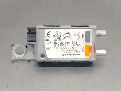 Автозапчастина б/у антенний підсилювач для peugeot 2008 ii (ud_, us_, uy_, uk_) 1.2 puretech 100 посилання на oem iam 9820664380