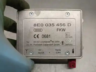 Автозапчастина б/у антена для audi a5 (8t3) 3.0 tdi quattro посилання на oem iam 8e0035456d  8e0035456d