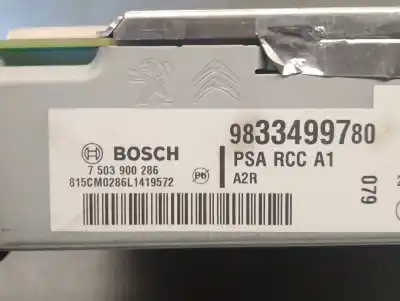 Peça sobressalente para automóvel em segunda mão módulo / sistema de navegação gps por peugeot 2008 ii (ud_, us_, uy_, uk_) 1.2 puretech 100 referências oem iam 9833499780 7503900286 bosch 