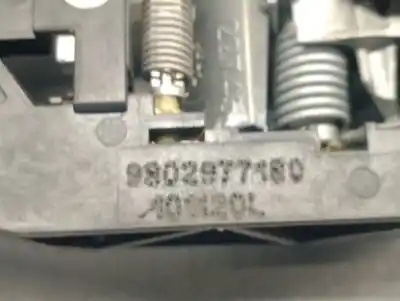 Автозапчастина б/у усередині передня права ручка для peugeot 2008 ii (ud_, us_, uy_, uk_) 1.2 puretech 100 посилання на oem iam 980297821t  980297821t