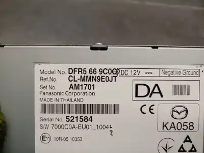 Автозапчастина б/у аудіо система / радіо cd для mazda cx-30 (dm) skyactiv-x m hybrid посилання на oem iam dfr5669c0  dfr5669c0