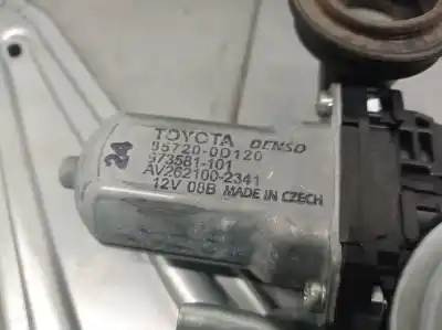 Автозапчастина б/у регулятор скла заднього правого для toyota yaris (_p13_) 1.5 (nsp131_) посилання на oem iam 857200d120 973581101 698300d220