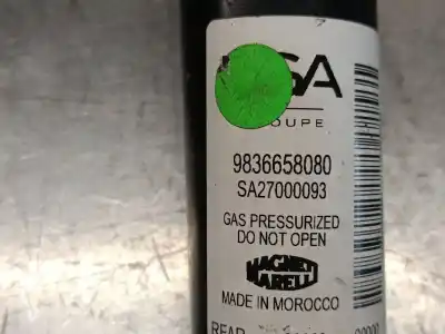 Автозапчастина б/у амортизатор задній лівий для peugeot 2008 ii (ud_, us_, uy_, uk_) 1.2 puretech 100 посилання на oem iam 9836658080 sa27000093 magneti marelli 9836658080