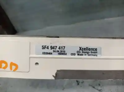 Peça sobressalente para automóvel em segunda mão moldagem por seat leon (5f1) 1.5 tsi referências oem iam 5f4947417  