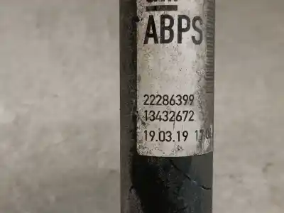 Автозапчастина б/у правий задній амортизатор для opel corsa e (x15) 1.4 lpg (08, 68) посилання на oem iam 13432672  13432672