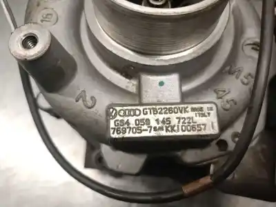 Peça sobressalente para automóvel em segunda mão turbocompresor por audi a5 (8t3) 3.0 tdi quattro referências oem iam gs4059145722l 7697057 garrett 059145722s