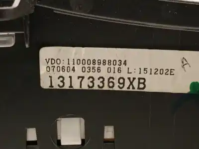 Автозапчастина б/у панель інструментів для opel corsa c (x01) 1.3 cdti (f08, f68) посилання на oem iam 13173369 110008988034 vdo 6260425