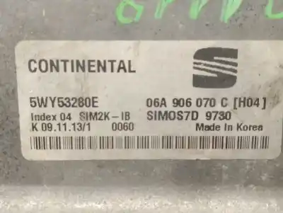 Second-hand car spare part ecu engine control for seat altea xl (5p5, 5p8) 1.6 lpg oem iam references 06a906070c  06a906070c