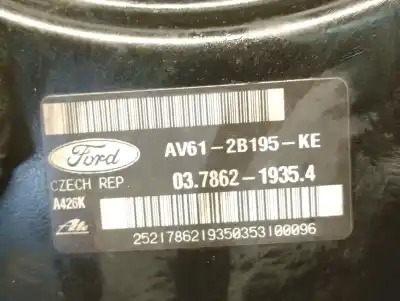 Second-hand car spare part brake servo for ford c-max ii (dxa/cb7, dxa/ceu) 1.0 ecoboost oem iam references av612b195ke 03786219354 ate 2038570