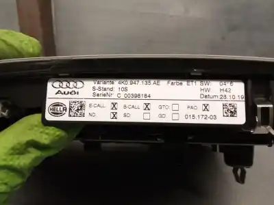Автозапчасти б/у внутренний свет за audi a6 c8 (4a2) 35 tdi mild hybrid ссылки oem iam 4k0947135ae  4k0947135ae