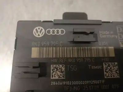 Peça sobressalente para automóvel em segunda mão módulo electrónico do fecho central por audi a4 b8 avant (8k5) 2.0 tdi referências oem iam 8k0959795c  8k0959795c
