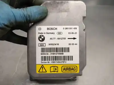 Peça sobressalente para automóvel em segunda mão centralina de airbag por bmw 3 touring (e46) 320 d referências oem iam 65776912755 0285001458 bosch 