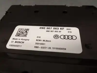 Автозапчастина б/у електронний модуль для audi a6 c8 (4a2) 35 tdi mild hybrid посилання на oem iam 4n0907063kf f005v03211 bosch 
