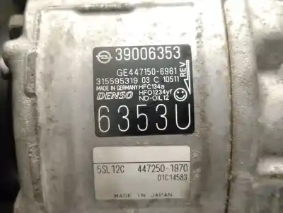 Автозапчасти б/у компрессор кондиционера воздуха за opel corsa e (x15) 1.4 lpg (08, 68) ссылки oem iam 39006353 4471506961 denso 39006349