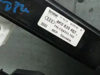 Автозапчасти б/у регулятор стекла заднего левого за audi a6 c8 (4a2) 35 tdi mild hybrid ссылки oem iam 4k0839461  4k0839461