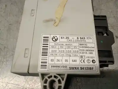 Second-hand car spare part electronic module for bmw serie 3 berlina (e90) 320d oem iam references 61356943771 5wk49412ibf siemens 