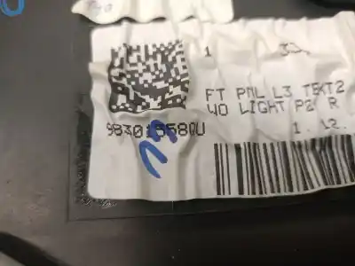 Автозапчасти б/у обивка передней правой двери за peugeot 208 ii (ub_, up_, uw_, uj_) 1.2 puretech 100 ссылки oem iam 98301558qu  98301558qu