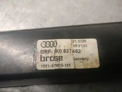 Peça sobressalente para automóvel em segunda mão elevador de vidros dianteiro direito por audi a4 b8 avant (8k5) 2.0 tdi referências oem iam 8k0837462 1021979815101 brose 8k0837462
