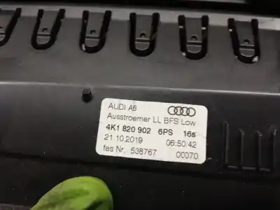 Автозапчастина б/у аератор для audi a6 c8 (4a2) 35 tdi mild hybrid посилання на oem iam 4k1820902  4k1820902
