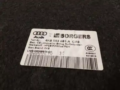Second-hand car spare part parcel shelf for audi a6 c8 (4a2) 35 tdi mild hybrid oem iam references 4k5863463a  4k5863463a