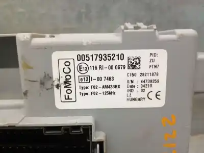 Second-hand car spare part fuse box unit for ford ka (ru8) 1.3 tdci oem iam references 00517935210  
