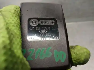 Peça sobressalente para automóvel em segunda mão chicote / encaixe cinto segurança por audi q7 (4lb) 3.0 tdi quattro referências oem iam 4l0857755b  