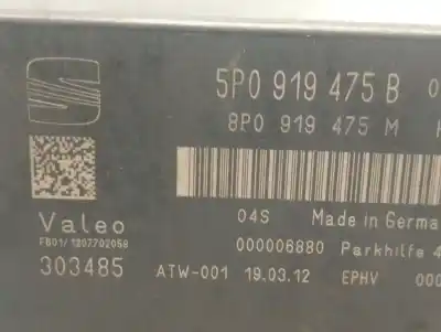 Second-hand car spare part electronic module for seat leon (1p1) 1.6 tdi oem iam references 5p0919475b 303485 valeo 5p0919475b