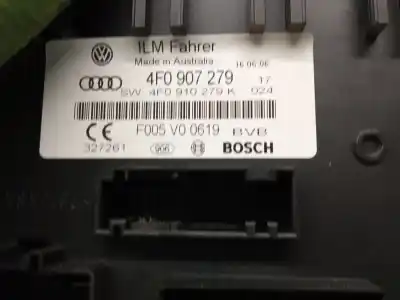 Peça sobressalente para automóvel em segunda mão módulo eletrônico por audi q7 (4lb) 3.0 tdi quattro referências oem iam 4f0907279 f005v00619 bosh 