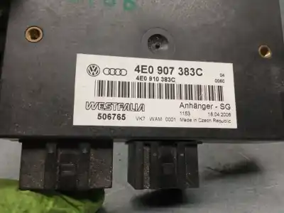 Peça sobressalente para automóvel em segunda mão módulo eletrônico por audi q7 (4lb) 3.0 tdi quattro referências oem iam 4e0907383c 506765 westfalia 
